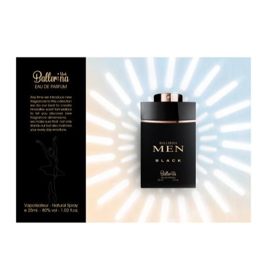 ادکلن بلک من بالرینا 25 میل black men ballerina