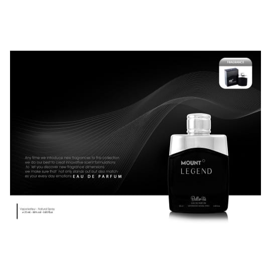 ادکلن مونت بلک لجند بالرینا 25 میل ballerina Monet black