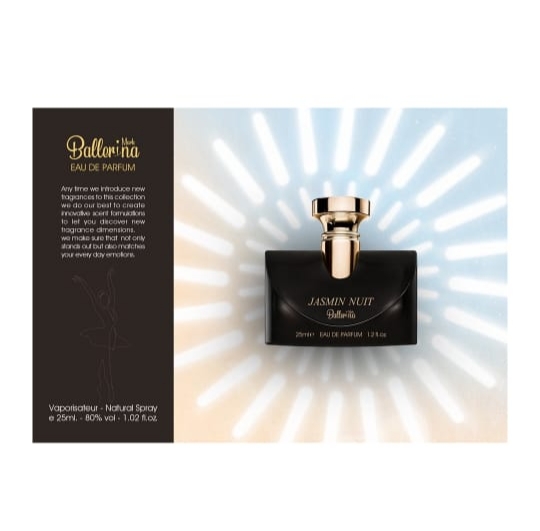 ادکلن جزمین نویر بولگاری بالرینا 25 میل jasmin nuit ballerina